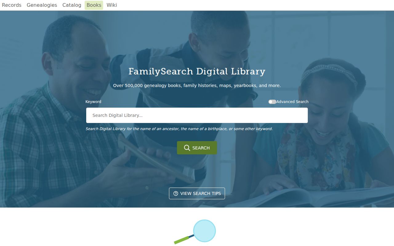 East Hartford city directory search in the FamilySearch Digital Library